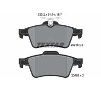 TEXTAR 2521801 Kit pastiglie freni