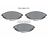 2526801 Kit pastiglie freno, Freno a disco anteriore (MARCA TEXTAR)..