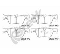 Pastiglie freno 25307 00 704 00 BRECK per BMW 1 3 3 Touring 2 Coupé 4 Coupé