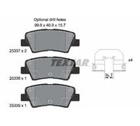TEXTAR 2533703 Kit pastiglie freni per HYUNDAI i20 Schrägheck (GB, IB)