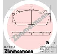 ZIMMERMANN 25380.190.1 Kit pastiglie freni