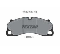 TEXTAR 2551901 Kit pastiglie freni