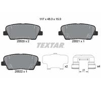 TEXTAR 2552008 Kit pastiglie freni