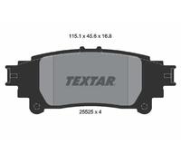 TEXTAR 2552501 Kit pastiglie freni