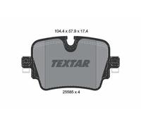 TEXTAR 2558501 Kit pastiglie freni