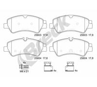 Pastiglie freno 25603 00 703 00 BRECK per FORD TRANSIT V363 Furgone