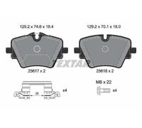 Textar Kit pastiglie freno 2561703 Freno a disco per BMW, MINI