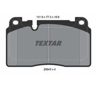 2564302 Kit pastiglie freno, Freno a disco anteriore (MARCA TEXTAR)..