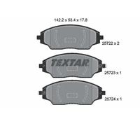 TEXTAR 2572201 Kit pastiglie freni per CHEVROLET AVEO Schrägheck (T300)