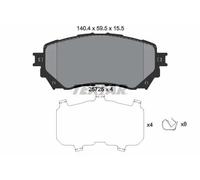 2572501 - PASTIGLIE FRENO Anteriori TEXTAR Q+ MAZDA 6 2.0 2.2 2.5 SW Tre Volumi