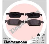 ZIMMERMANN 25736.180.1 Kit pastiglie freni
