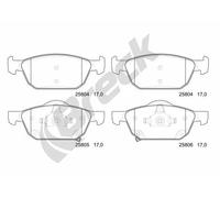 BRECK 25804 00 701 00 Kit pastiglie freni