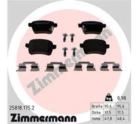 ZIMMERMANN 25818.175.2 Kit pastiglie freni