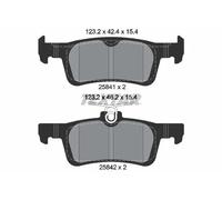 2584101 Kit pastiglie freno, Freno a disco posteriore (MARCA TEXTAR)..