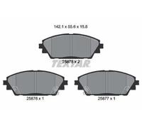 TEXTAR 2587501 Kit pastiglie freno, Freno a disco per MAZDA,MAZDA (CHANGAN)