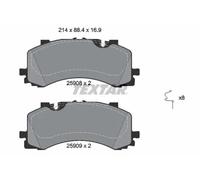 Set di pastiglie freno TEXTAR 2590801, anteriore
