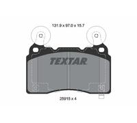 Textar Set di pastiglie freno 2591501 – Anteriore per Cadillac, Chevrolet, Buick