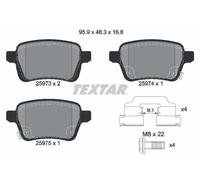 Pastiglie freno 2597301 TEXTAR per FIAT 500L