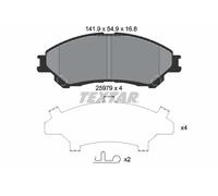 TMD Friction Services 2597901 Kit pastiglie freno, Freno A Disco