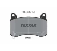 Textar Kit pastiglie freni 2615201 - Anteriore per Tesla Model 3 e Model Y