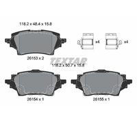 TEXTAR 2615301 Kit pastiglie freni