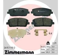 ZIMMERMANN Kit pastiglie freni 26157.170.2 per Hyundai e Kia