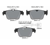 TEXTAR 2620603 Kit pastiglie freni