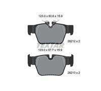 TEXTAR 2621201 Kit pastiglie freni