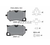 TEXTAR 2630601 Kit pastiglie freni