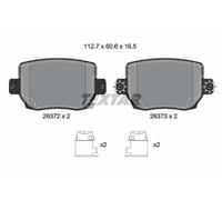 Set di pastiglie freno TEXTAR 2637201, posteriore
