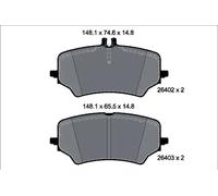 TEXTAR 2640201 Kit pastiglie freni