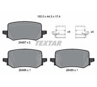 TEXTAR 2648701 Kit pastiglie freni