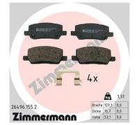 ZIMMERMANN 26496.155.2 Kit pastiglie freni