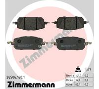 ZIMMERMANN Kit pastiglie freno 26506.160.1 per Mazda MX-30