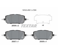 Textar 2650601 Kit Pastiglie Freno Freni a Disco Frontale per Mazda MX-30 Dr