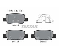 TEXTAR 2652005 Kit pastiglie freni