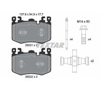 TEXTAR 2653101 Kit pastiglie freni