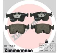 ZIMMERMANN 26677.170.1 Kit pastiglie freni