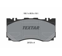 TEXTAR 2672001 Kit pastiglie freni