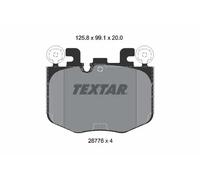 TEXTAR 2677601 Kit pastiglie freni