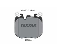 TEXTAR 2684801 Kit pastiglie freni