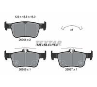 Pastiglie freno 2695801 TEXTAR