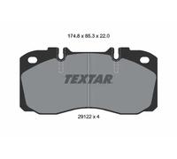 TEXTAR 2912204 Kit pastiglie freni