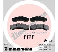 Pastiglie freno 29153.200.1 ZIMMERMANN per MERCEDES-BENZ VW MULTICAR