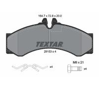 Pastiglie freno 2915301 TEXTAR per MERCEDES-BENZ VW MULTICAR