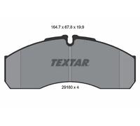 TEXTAR 2916002 Kit pastiglie freni