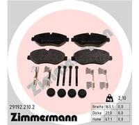 Pastiglie freno 29192.210.2 ZIMMERMANN per MERCEDES-BENZ VW