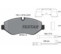Textar Kit pastiglie freno anteriore 2919202 - freno a disco per Mercedes-Benz VW