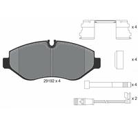 Textar Kit pastiglie freno anteriore 2919202 - freno a disco per Mercedes-Benz VW