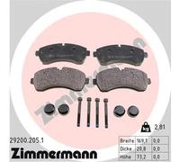 ZIMMERMANN 29200.205.1 Kit pastiglie freni